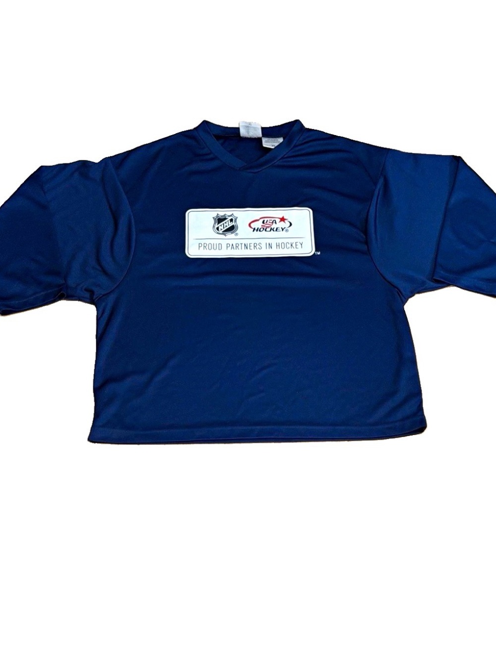 NHL Kids Navy Swim Rashguard with Center Logo